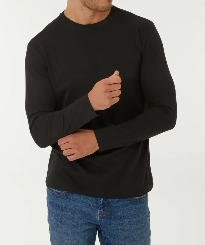 Basic Langarmshirt