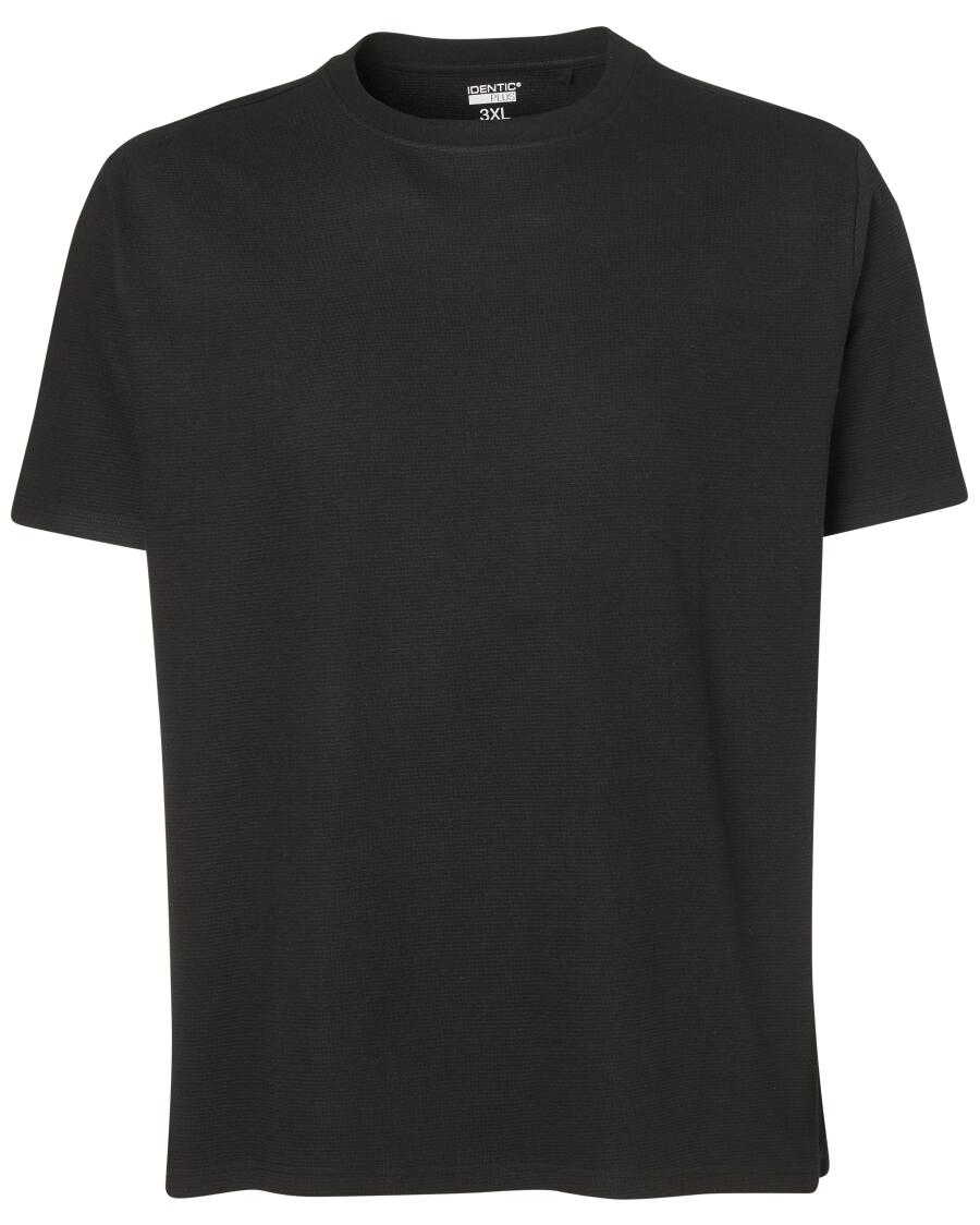 T-Shirt z teksturą czarny