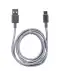 Lade- und Datenkabel USB-C grau