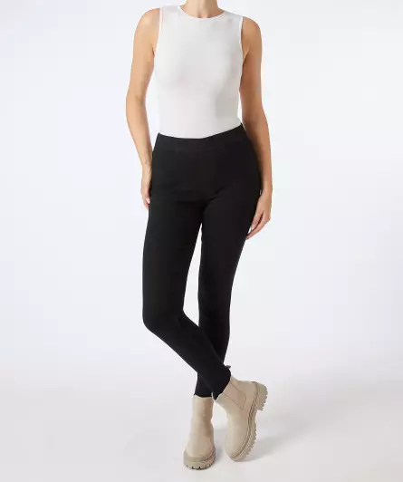 Schwarze Jeggings