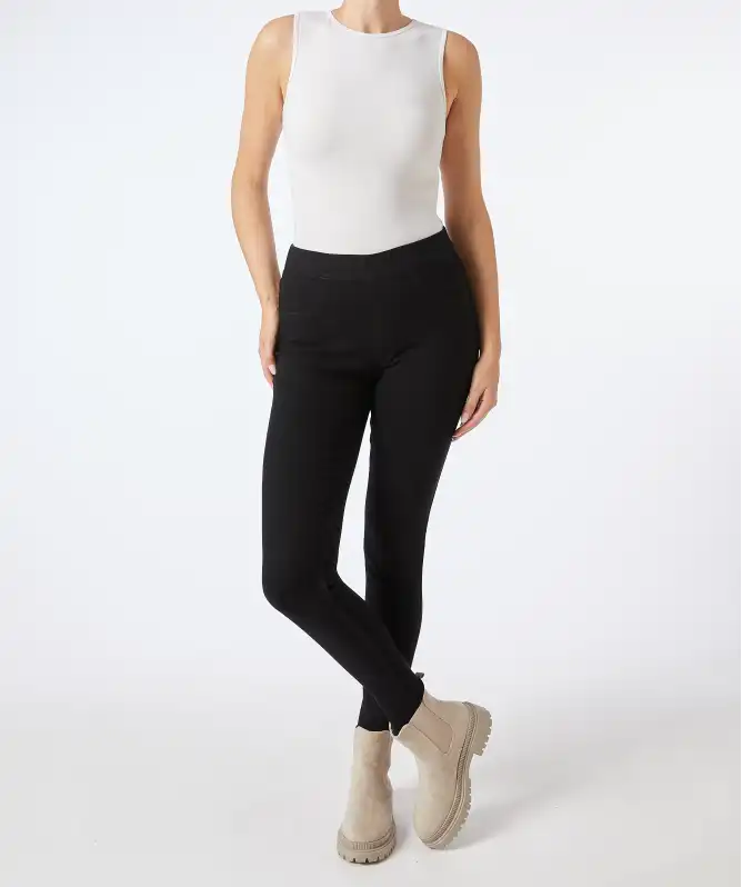 Schwarze Jeggings