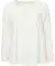 Einfarbige Bluse offwhite