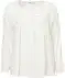 Einfarbige Bluse offwhite