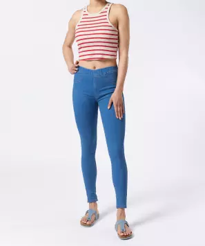 Jeggings mit Gesäßtaschen