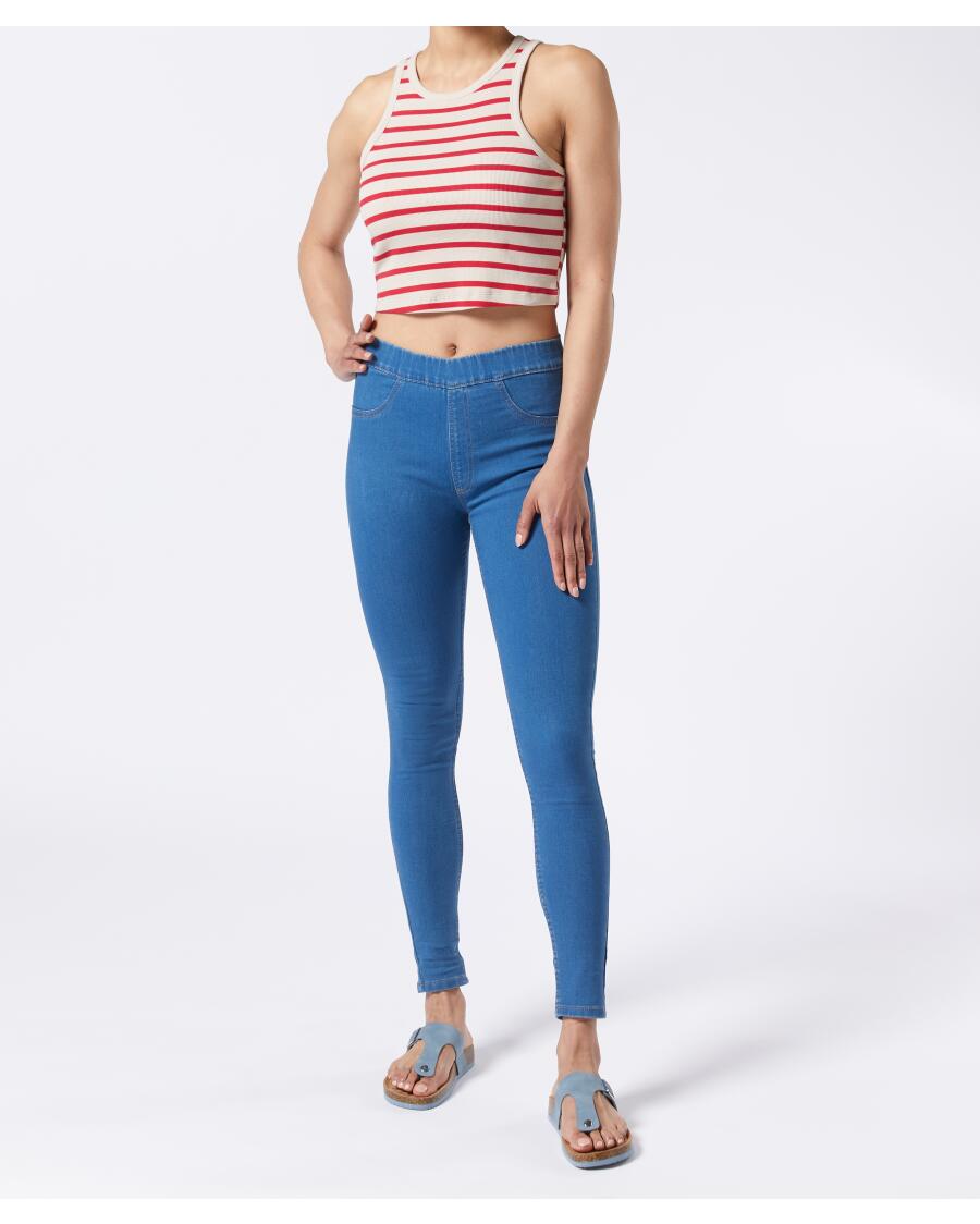 Jeggings mit Gesäßtaschen jeansblau