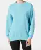 Oversized Sport-Sweatshirt hellblau