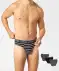Slips mit Schriftzug schwarz