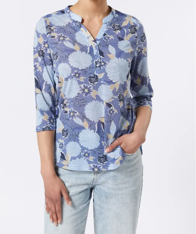 Shirt mit Blumendruck