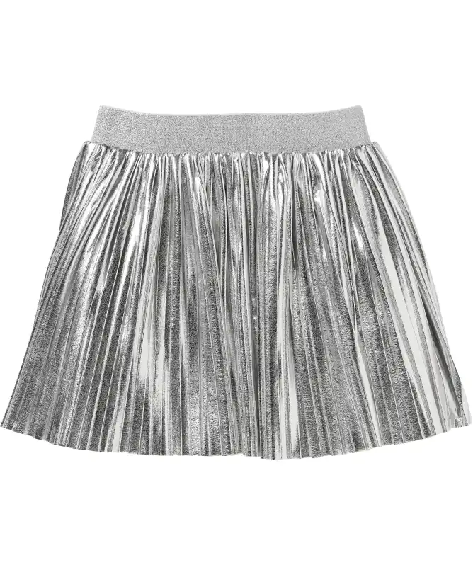 Metallic Faltenrock