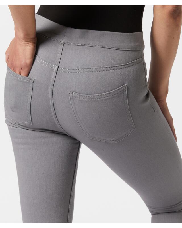 Basic jeggings for women, grey denim (KiK Basic Jeggings (jeans grau)) — KiK, authentic German product in Morocco