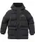 Schwarzer Steppparka schwarz