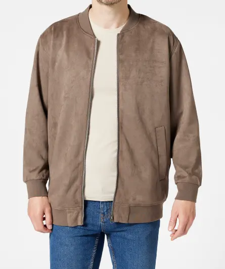 Hellbraune Bomberjacke