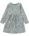Geblümtes Kleid grau