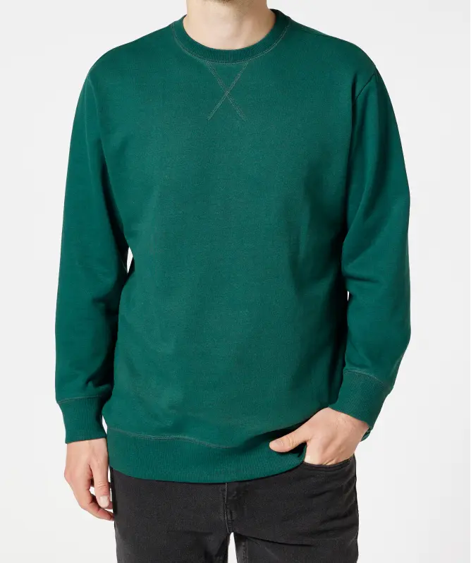 Sweatshirt mit Rippbündchen