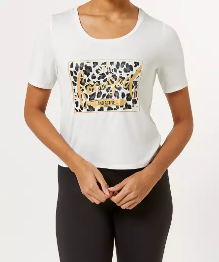Sportowy t-shirt cropp
