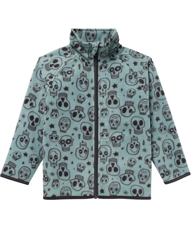 Fleecejacke mit Stehkragen