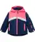 Skijacke Colour-Blocking neon pink