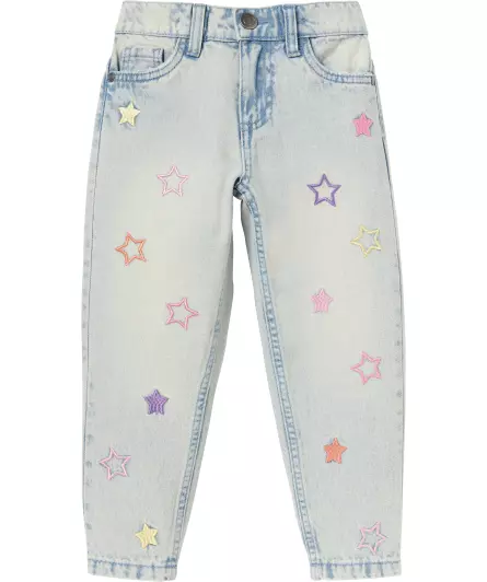 Jeans mit Stickereien