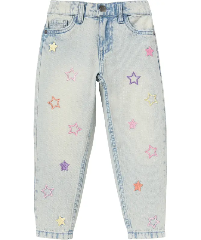 Jeans mit Stickereien