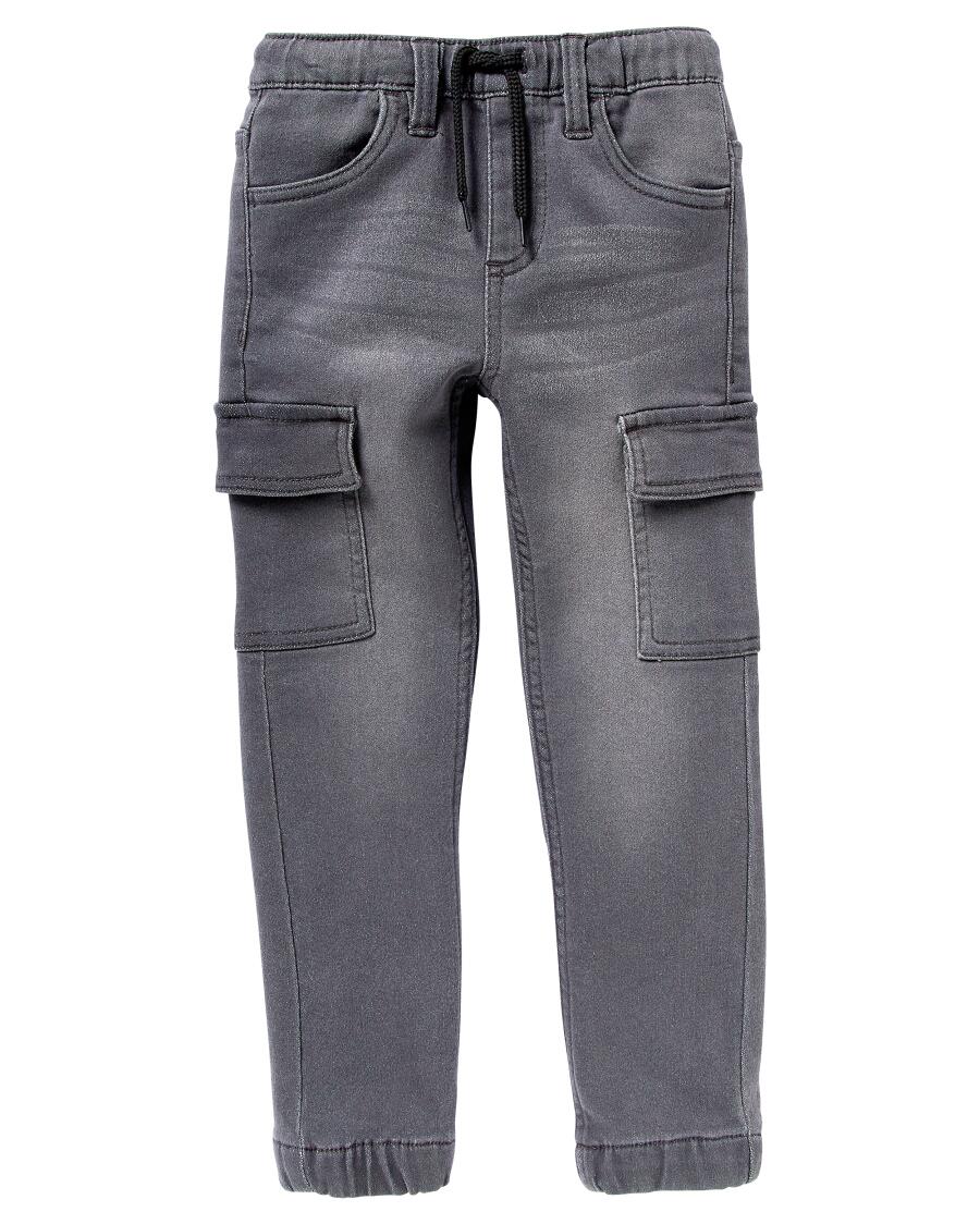 Jeans mit Cargotaschen jeans grau