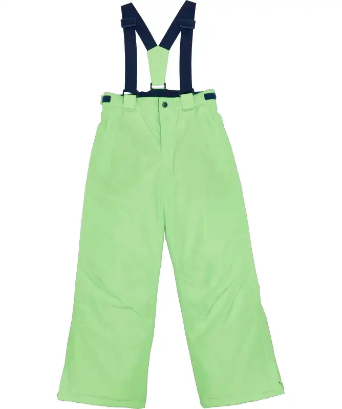 Lyžařské kalhoty neonové barvy