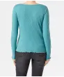 Langarmshirt mit Wellenkanten