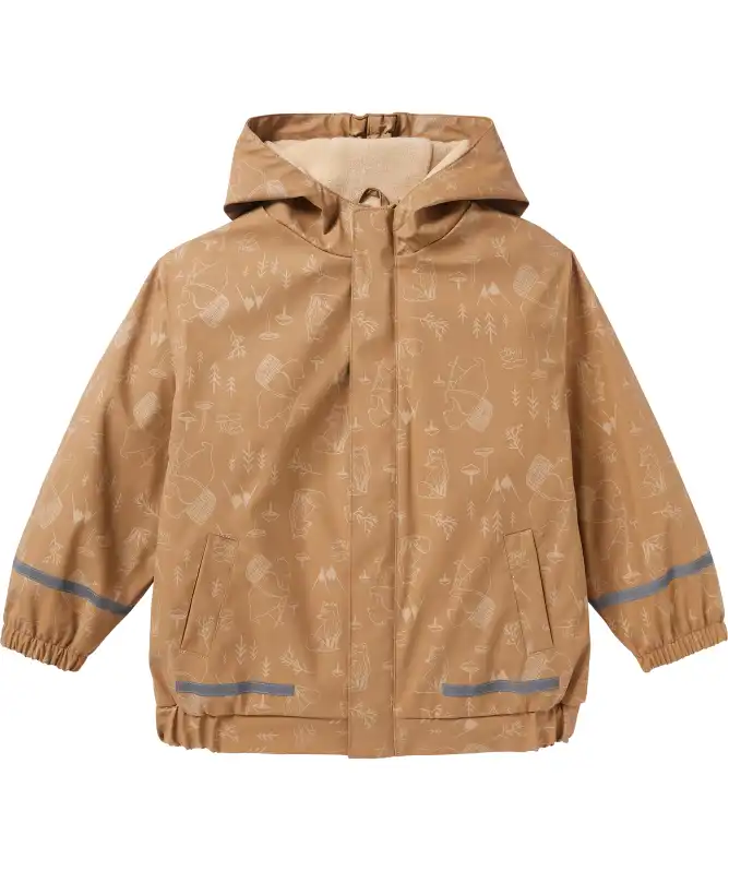Regenjacke mit Waldmotiven