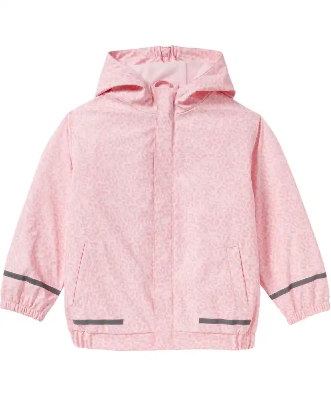 Bunda do deště s leopardím  vzorem