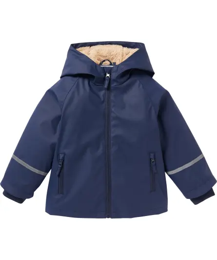 Regenjacke mit Teddyfleece