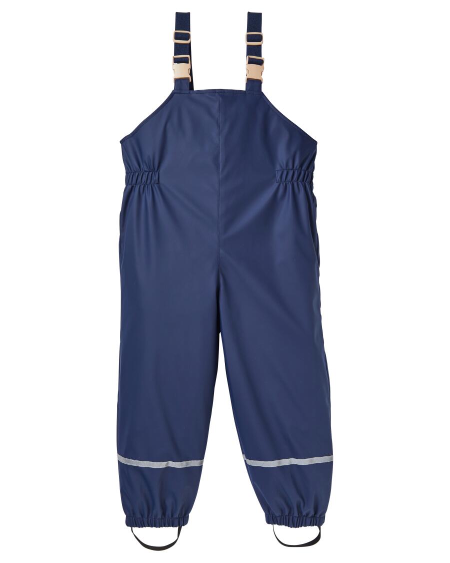 Regenhose mit Latz dunkelblau