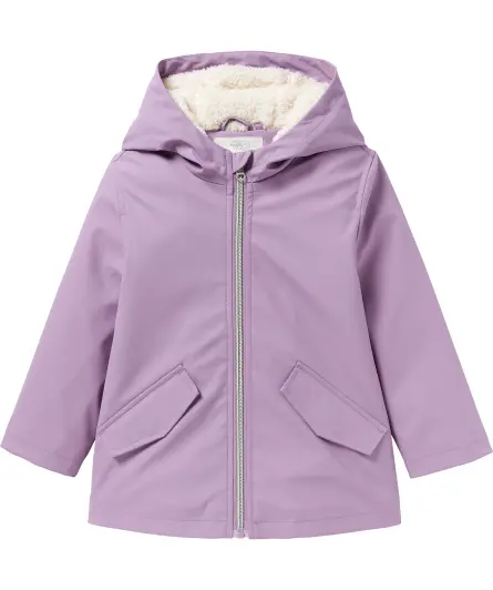 Regenparka in Hellviolett