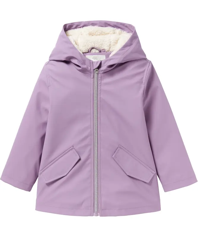 Regenparka in Hellviolett