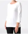 Shirt mit U-Boot-Ausschnitt