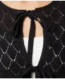 Schwarze Strickjacke