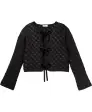 Schwarze Strickjacke