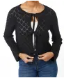 Schwarze Strickjacke