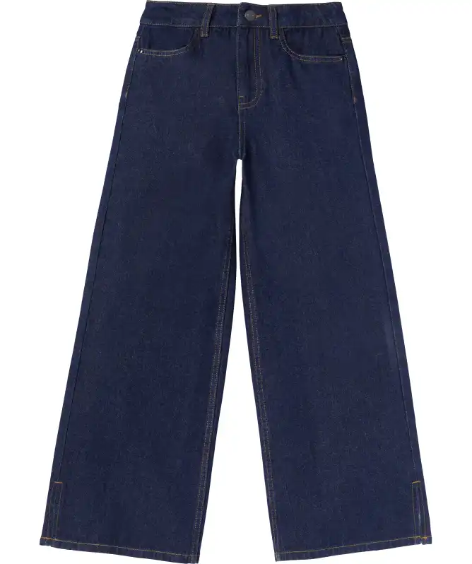 Jeans donker stone washed