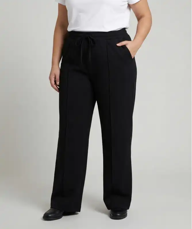 Broek met elastische tailleband