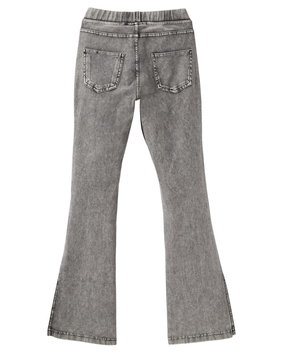 Jegginsy bootcut Made to be happy, elastyczny pas