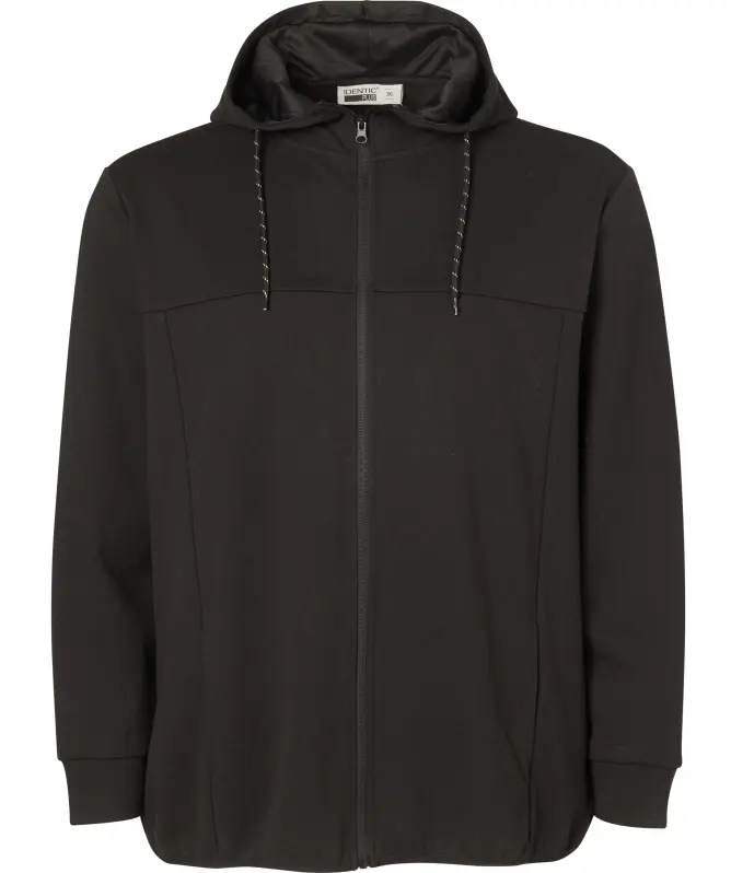 Sweatjacke mit Teilungsnähten