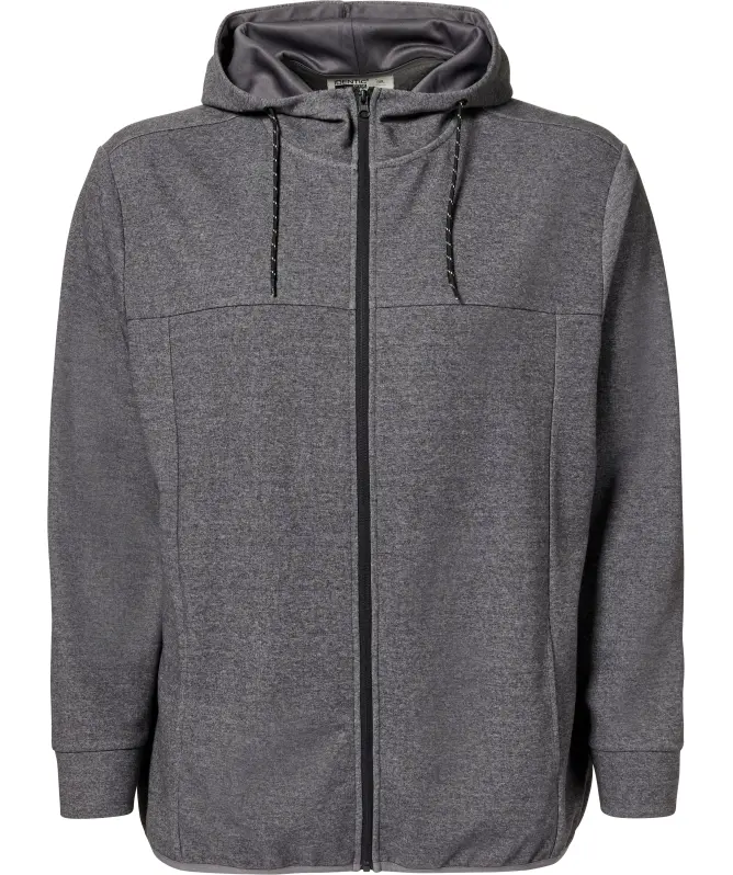Sweatjacke mit Teilungsnähten