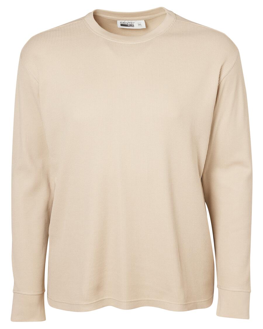 Langarmshirt mit Struktur naturfarben