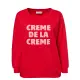 Sweatshirt mit Frottee-Applikation