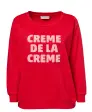Sweatshirt mit Frottee-Applikation