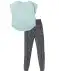 Sport-Shirt + Sport-Leggings dukeltürkis