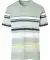 T-shirt gestreept lichtkaki