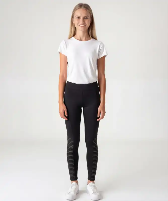 Sportovní legíny se síťovinou