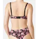 Balconette-BH mit Blumenmuster