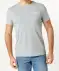 T-Shirt z nadrukiem z przodu i z tyłu szary