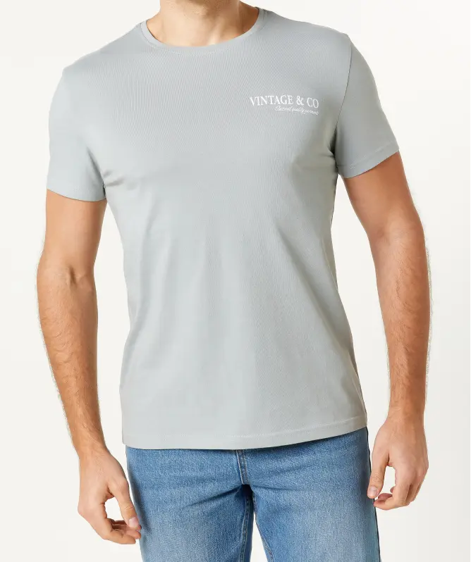 T-Shirt z nadrukiem z przodu i z tyłu